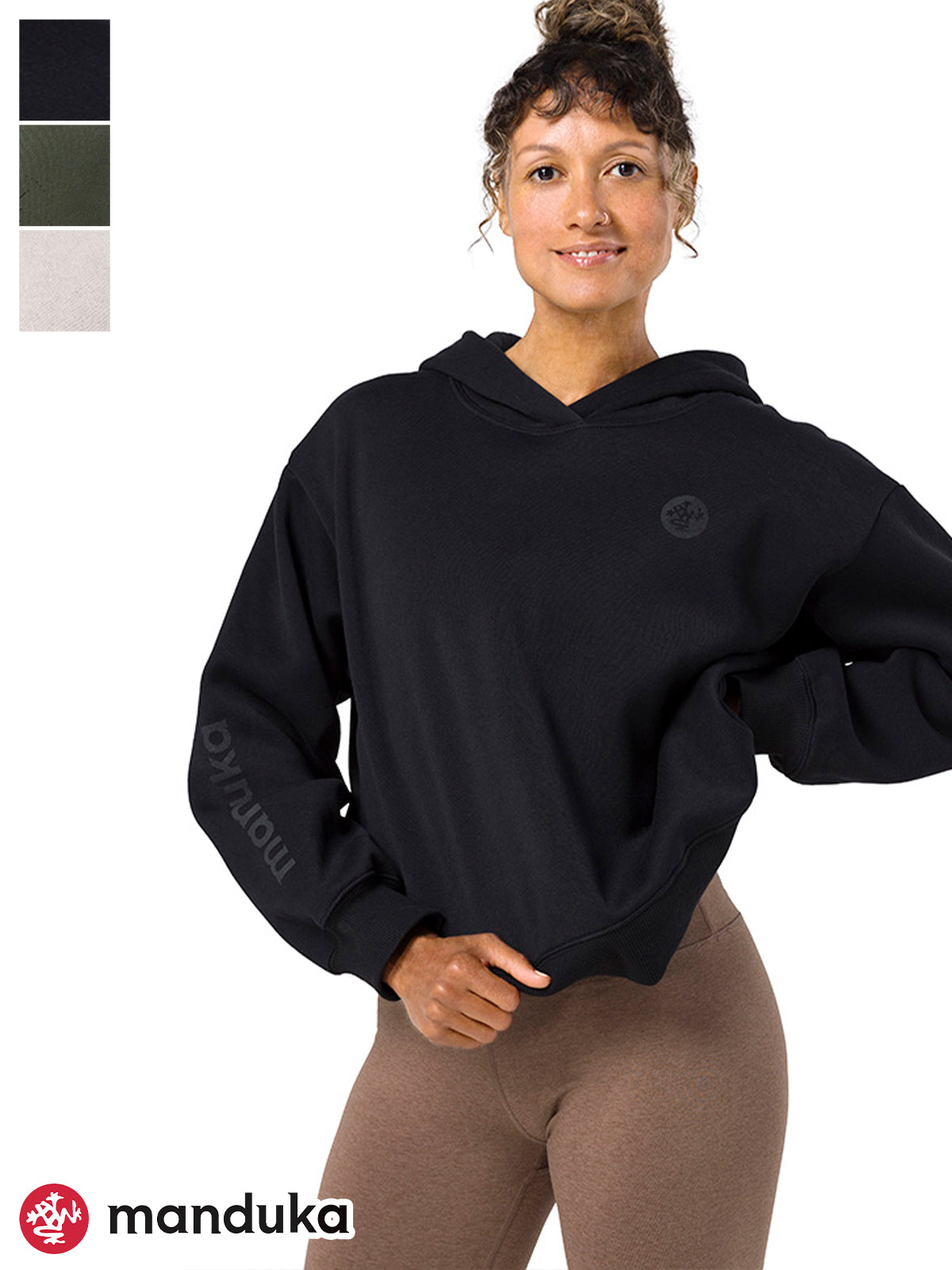 Manduka] ハーフムーン フーディー／マンドゥカ レディース ヨガウェア