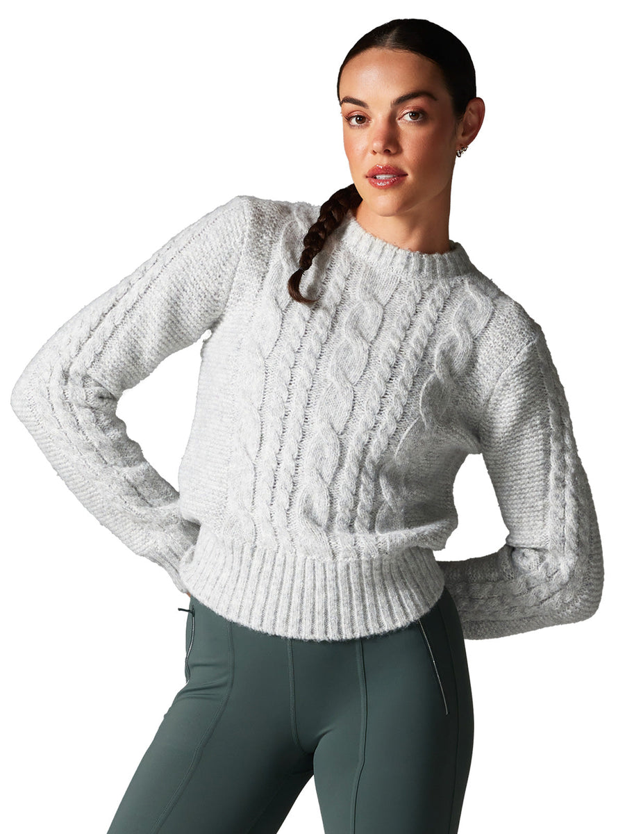 [TAVI by ToeSox] クラシックケーブルセーター Classic Cable Sweater ／タビ レディース トップス ヨガ