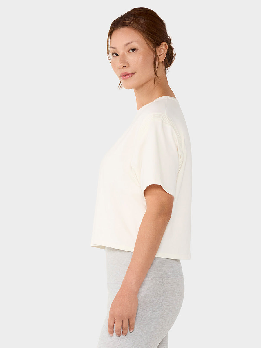 【TAVI】短款T恤 CROP TEE / 瑜伽上衣 普拉提 短款 透气 TOESOX