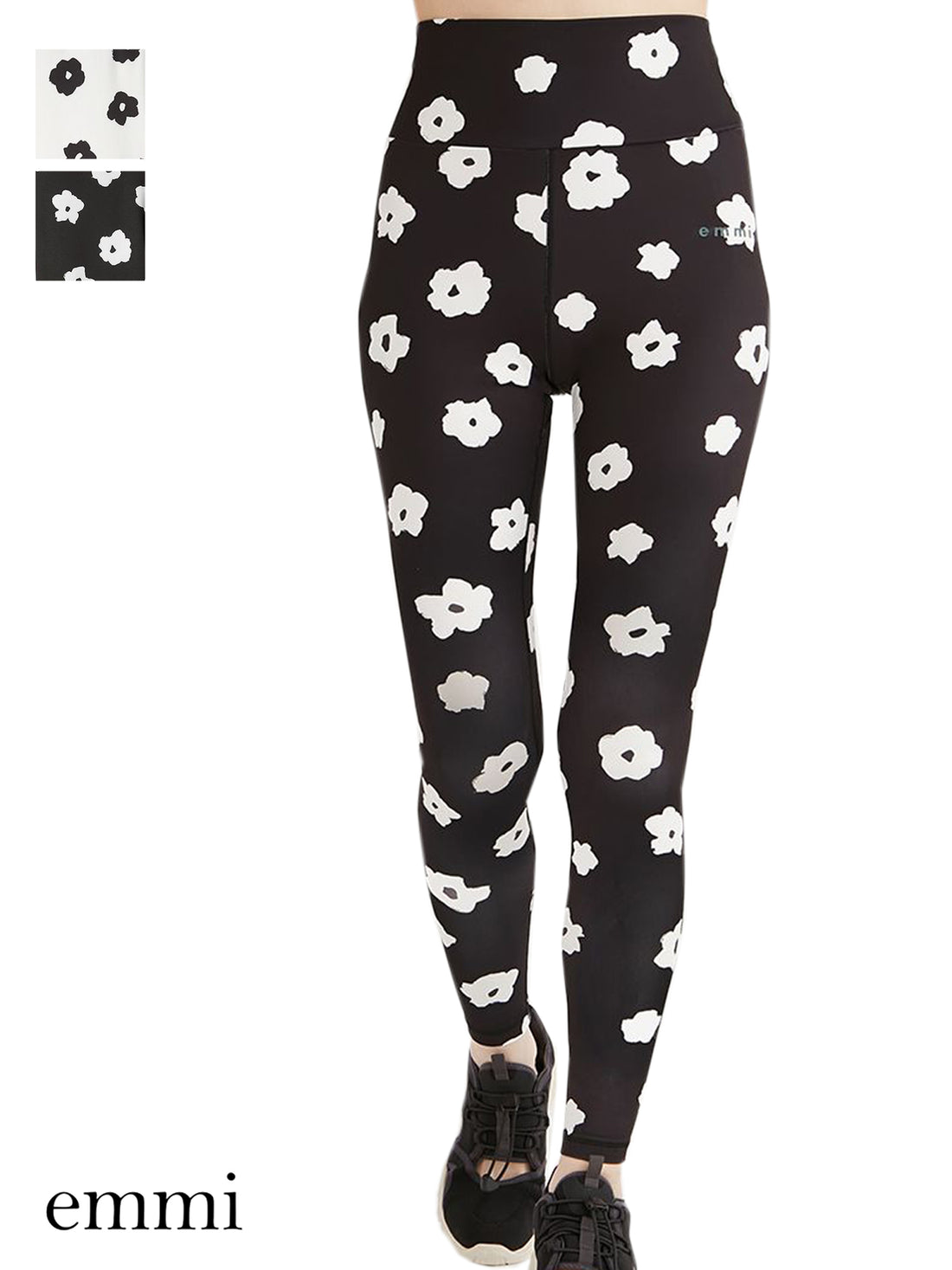 【emmi】醒目的花朵紧身裤 Emmi 女士瑜伽服 下装 热瑜伽 长款 / 25SS 14WCP251204