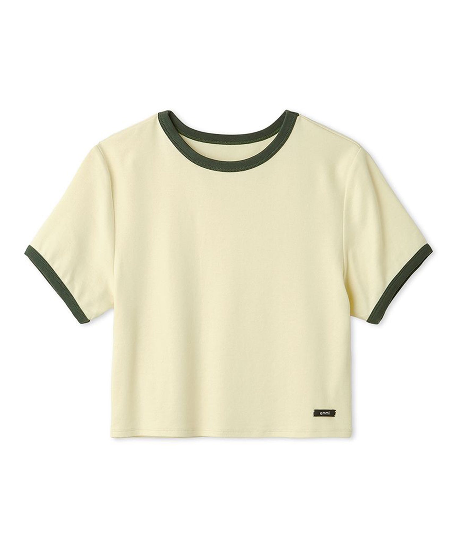 【emmi】emmi Logo莫代尔迷你T恤 emmi 女款运动休闲T恤短袖短款衣长/25SS 13WCT251060