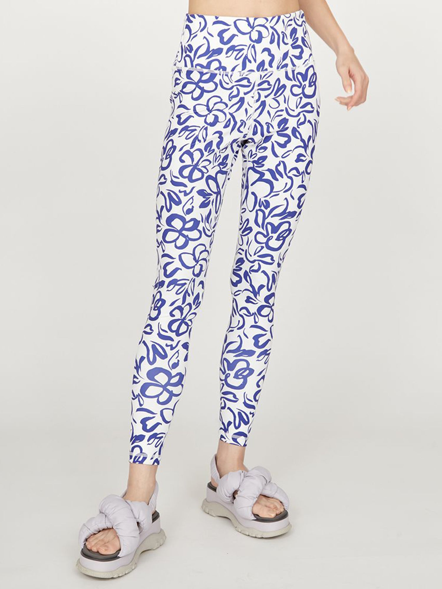 【emmi】醒目的花朵紧身裤 Emmi 女士瑜伽服 下装 热瑜伽 长款 / 25SS 14WCP251204