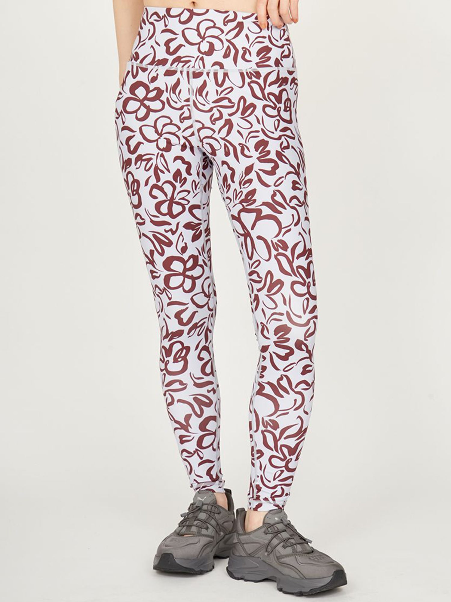 【emmi】醒目的花朵紧身裤 Emmi 女士瑜伽服 下装 热瑜伽 长款 / 25SS 14WCP251204