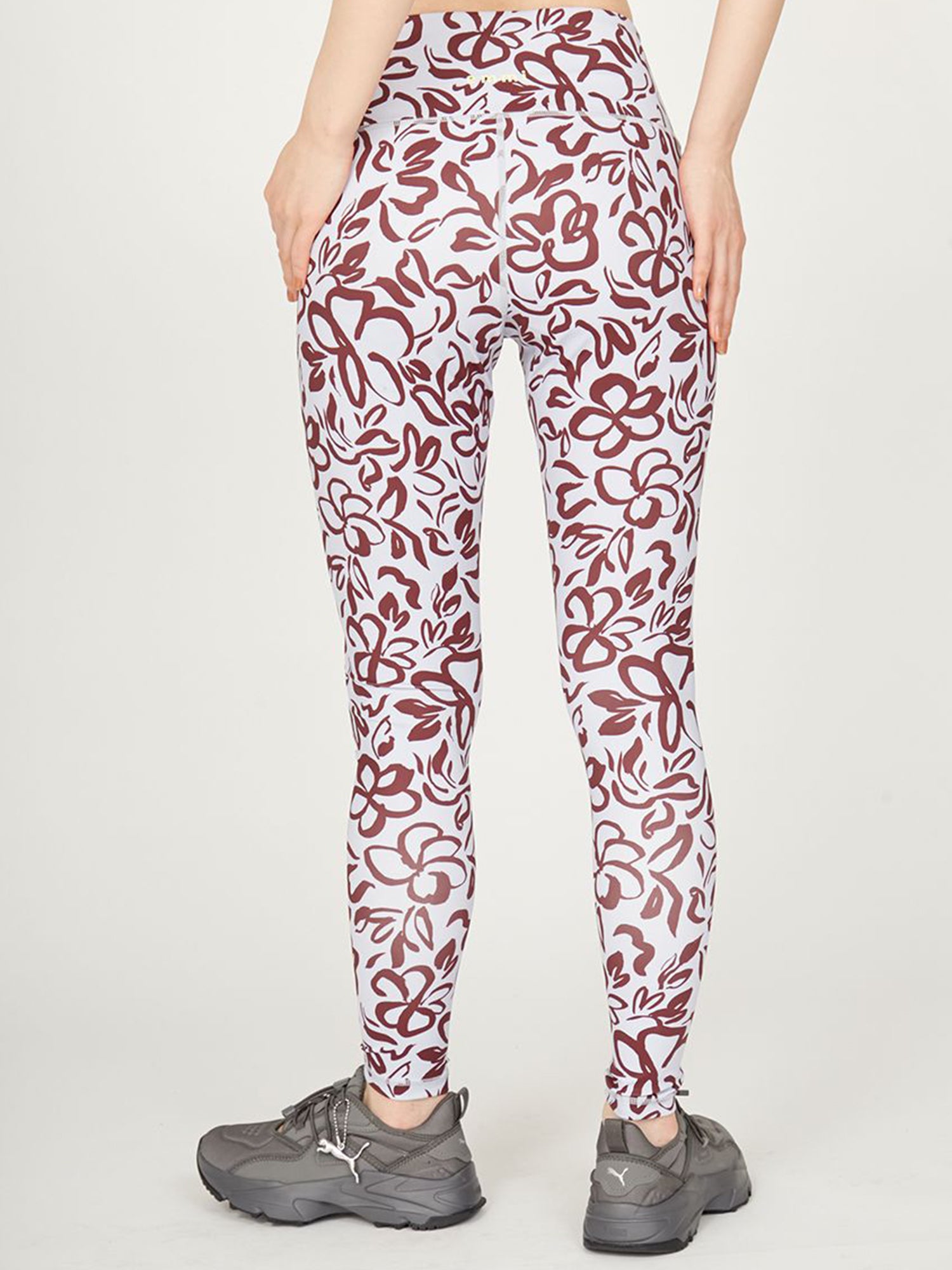 【emmi】醒目的花朵紧身裤 Emmi 女士瑜伽服 下装 热瑜伽 长款 / 25SS 14WCP251204