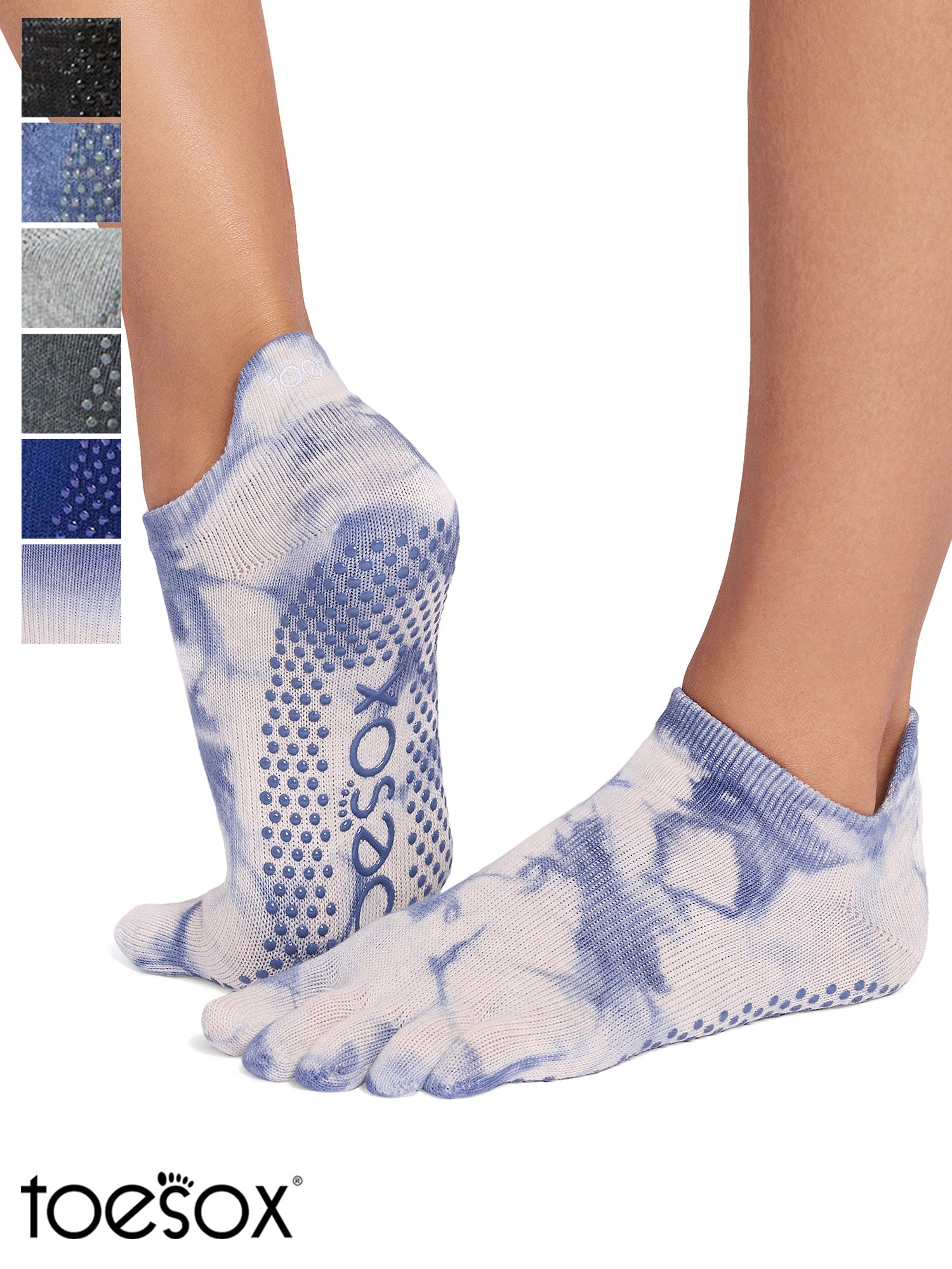 TOESOX] ローライズ（Full-Toe) グリップ ソックス / ヨガ 滑り止め