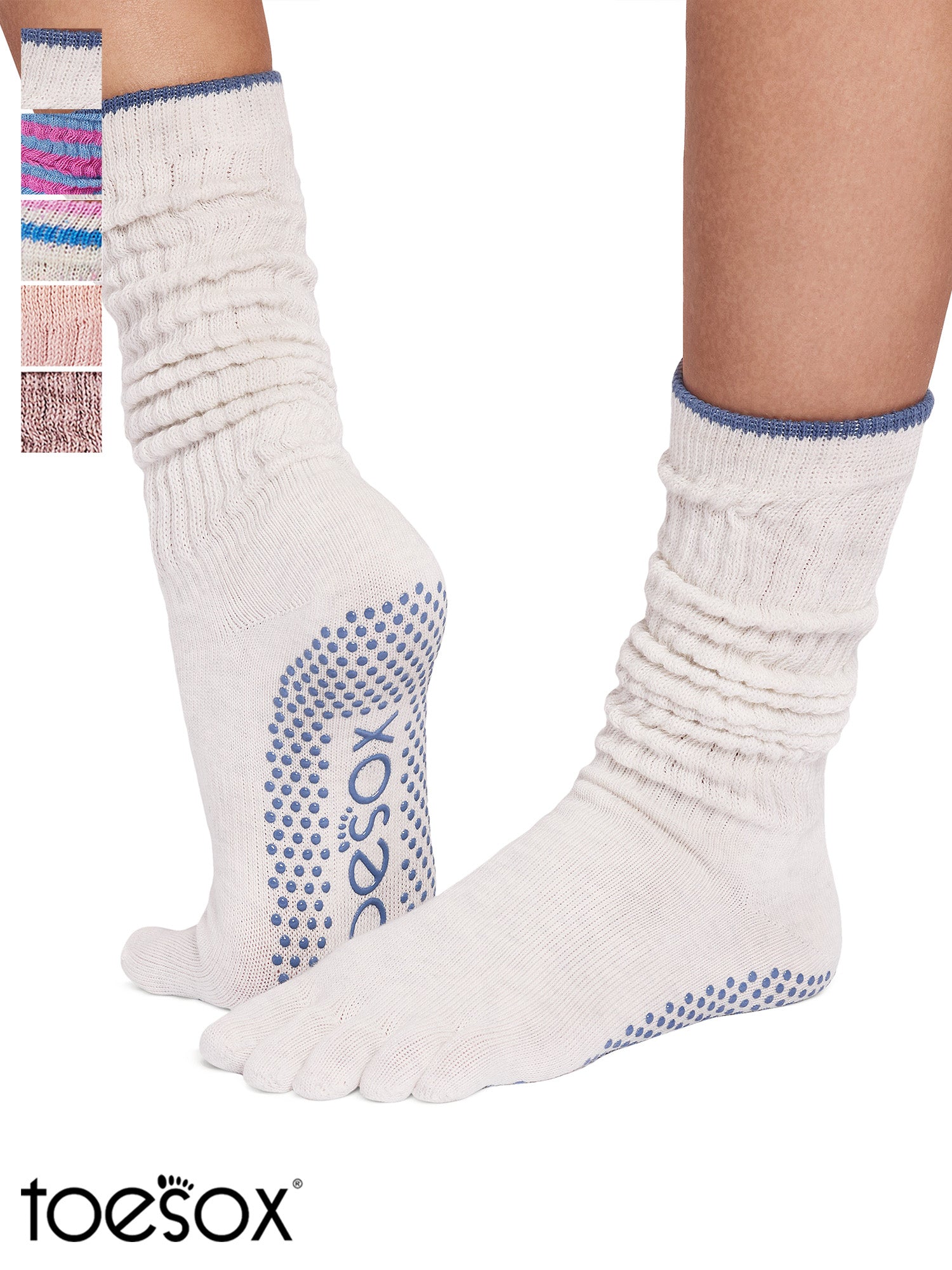 ToeSox] Slouch スラウチ（Full-Toe／つま先あり） グリップ ソックス