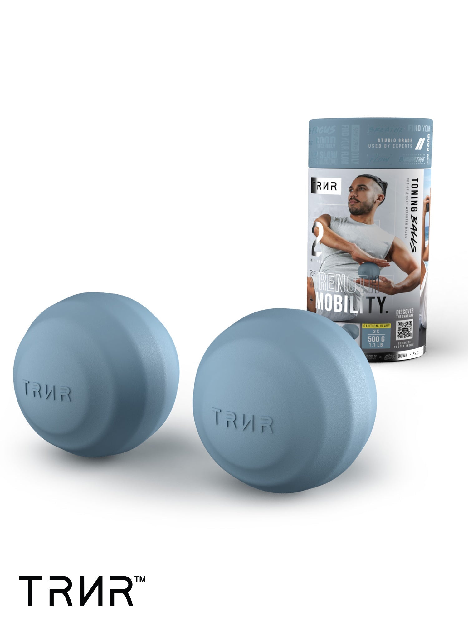 TRNR Toning Balls 2 x 500 g - Celestial Blue ｜TB1 – Puravida