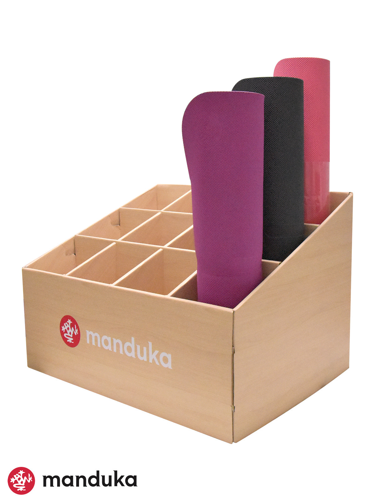 Manduka 瑜伽垫盒 展示 12 片 需组装 *另付运费