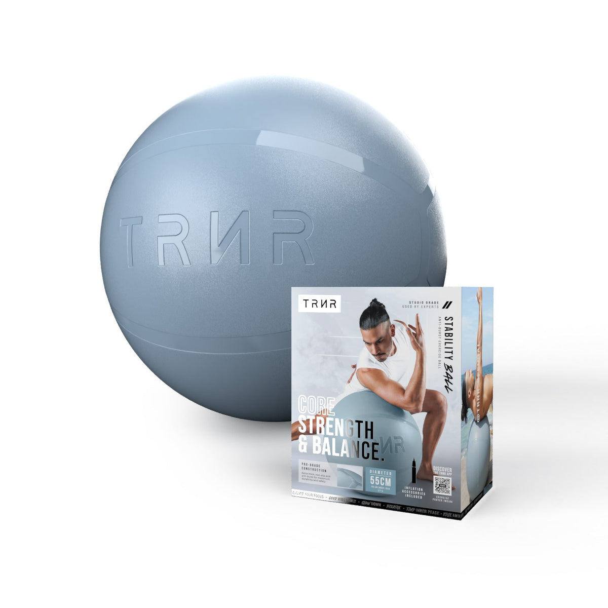 [TRNR]スタビリティボール｜STABILITY BALL 55cm トレイナー – Puravida! プラヴィダ ヨガ ピラティス フィットネス ショップ