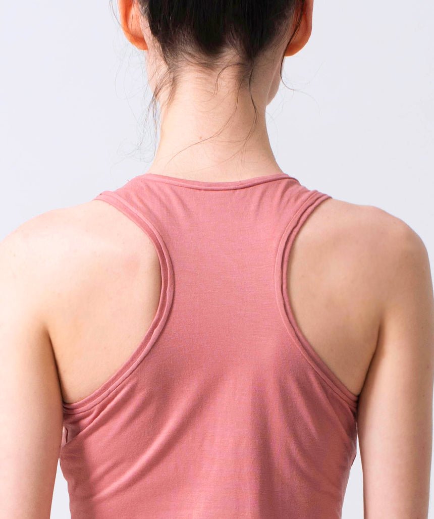 Loopa] ルーパ Yバックタンクトップ 無地 Y-back Yoga tank top