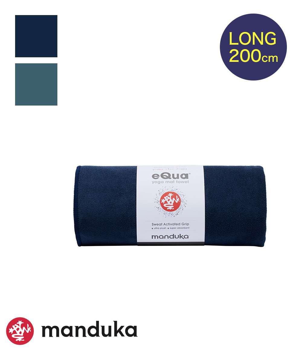 Manduka] eQua Mat Towel Long (200cm) (L) / EQUA YOGA MAT TOWEL
