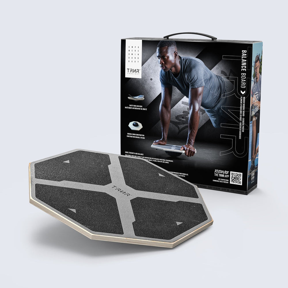 TRNR Balance Board & Packaging