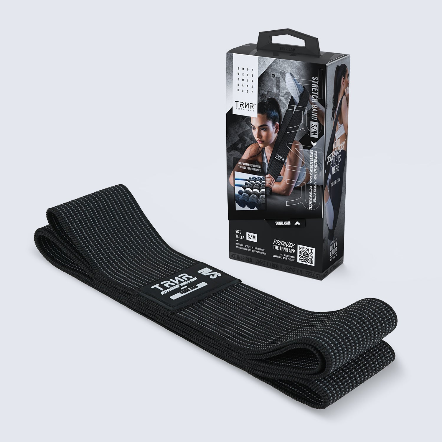 SALE][TRNR] ストレッチバンド 長さ【M-L】/【S-M】｜STRETCH BAND M-L