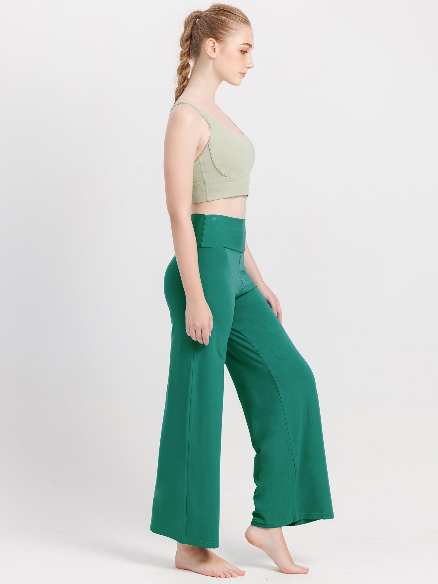 草木染め ヨガウェア ゆったり着れるアラジンパンツ 自然派 タイダイ