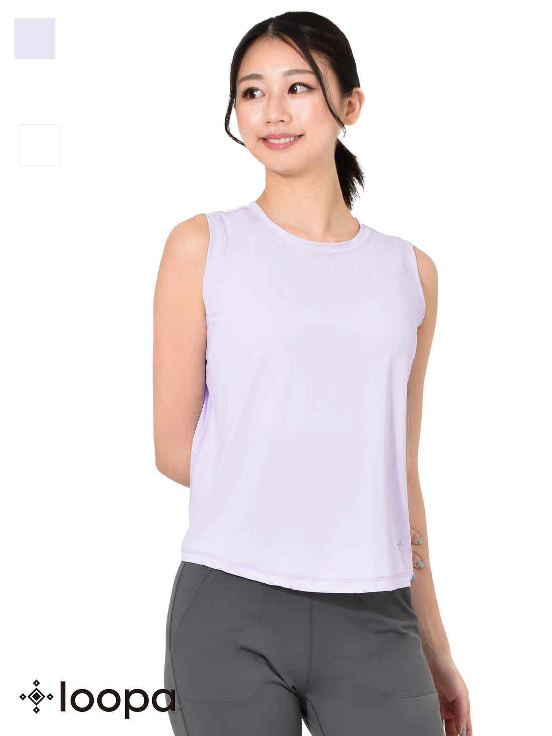 18% OFF [SALE] [Loopa] Sleeveless Tank Top / Active Functional Tank Top (UV Protection) [SOFF]