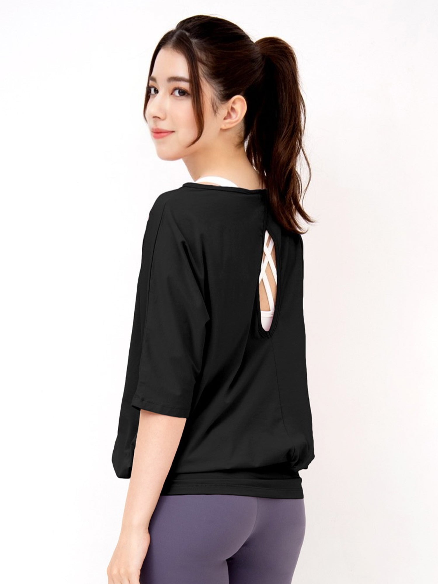 Loopa] ルーパ ドルマンチュニック Yogawear Dolman Tunic Tシャツ