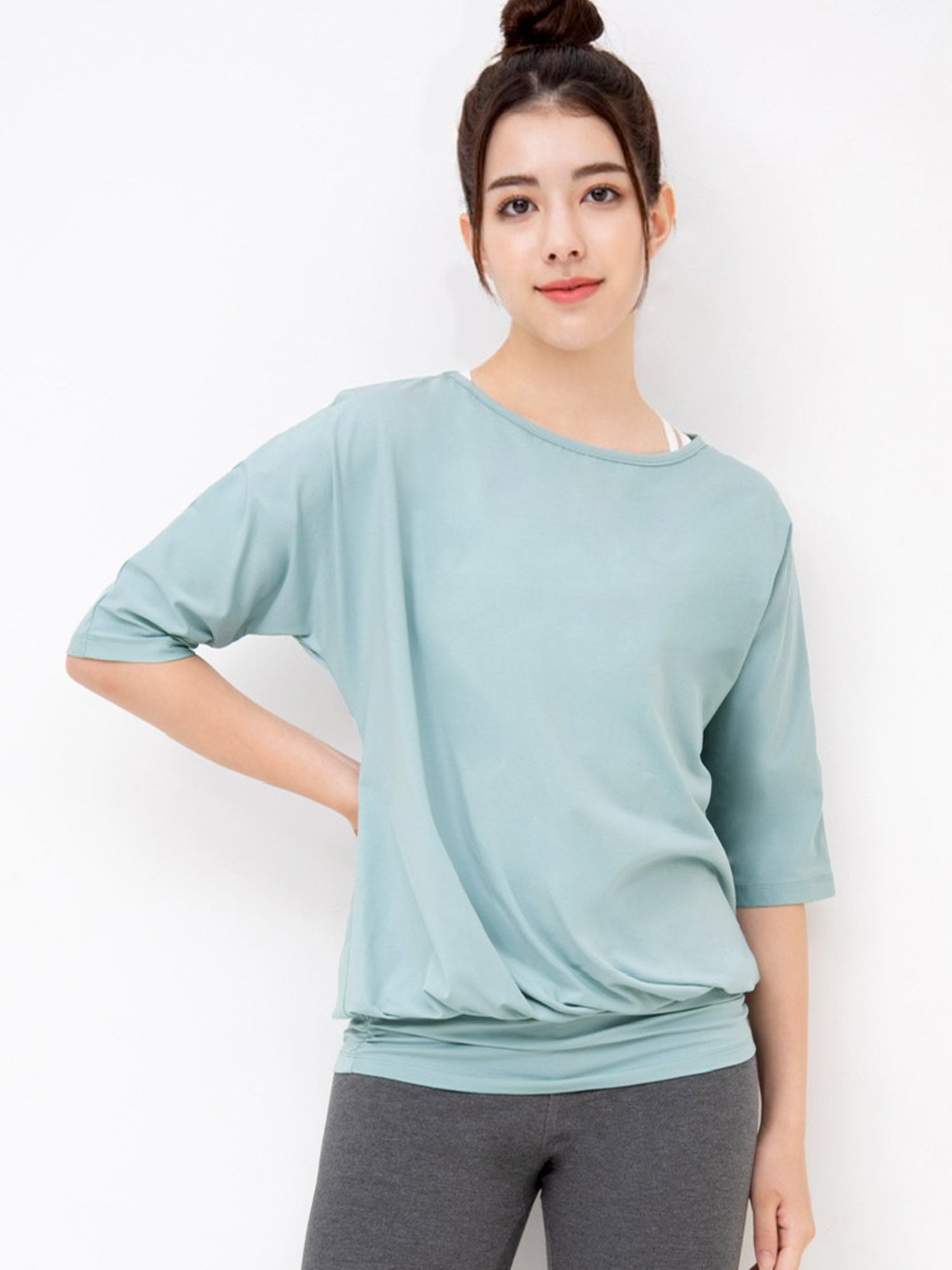 Loopa] ルーパ ドルマンチュニック Yogawear Dolman Tunic Tシャツ