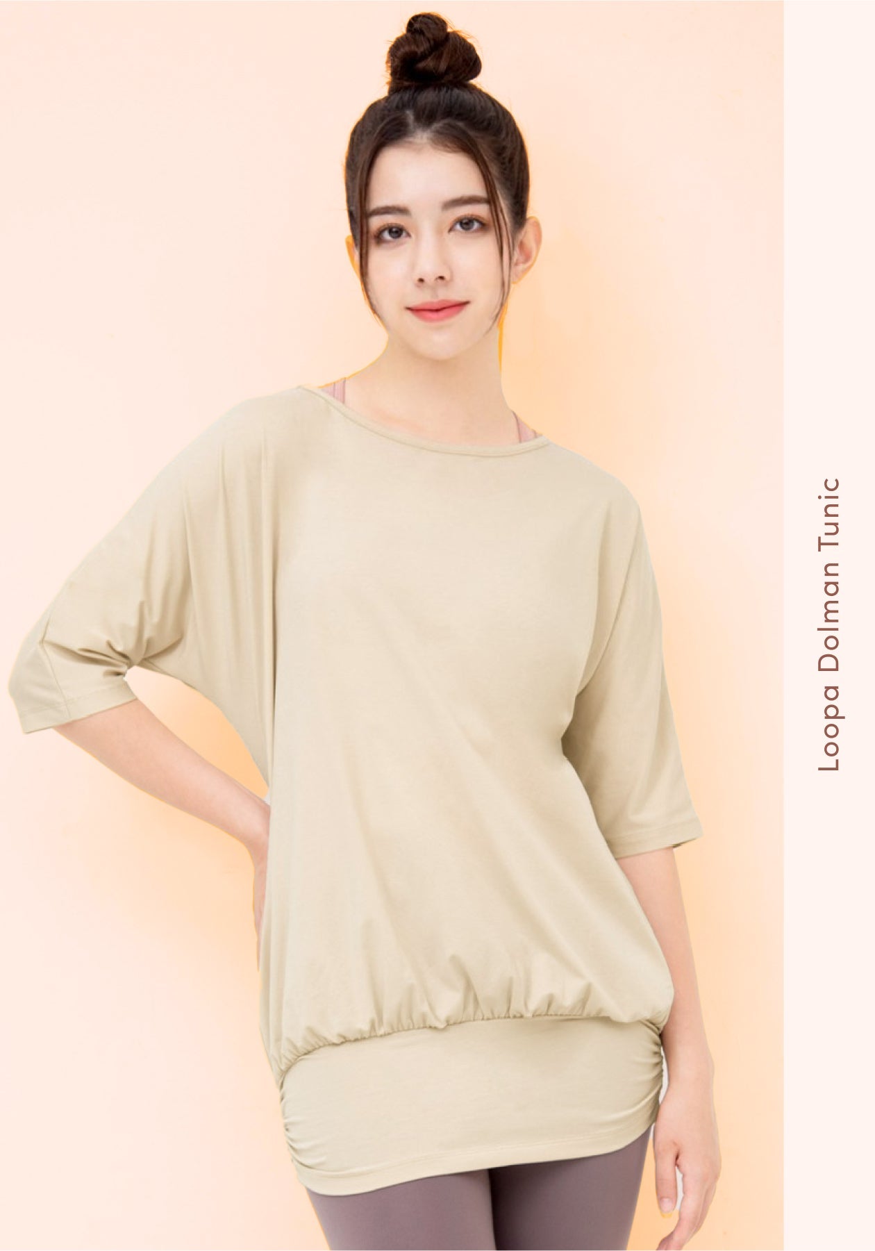 Loopa] ルーパ ドルマンチュニック Yogawear Dolman Tunic Tシャツ