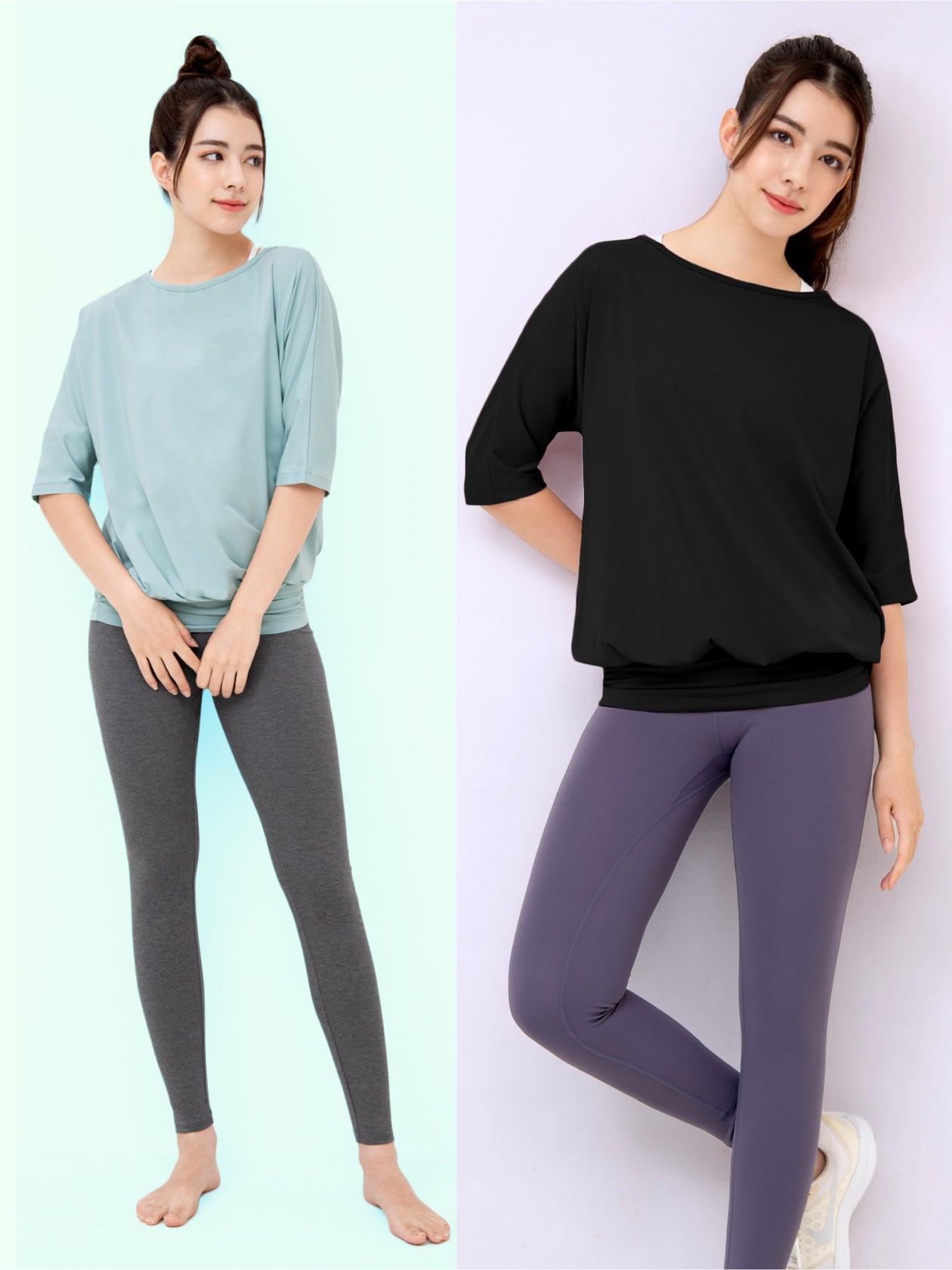 Loopa] ルーパ ドルマンチュニック Yogawear Dolman Tunic Tシャツ