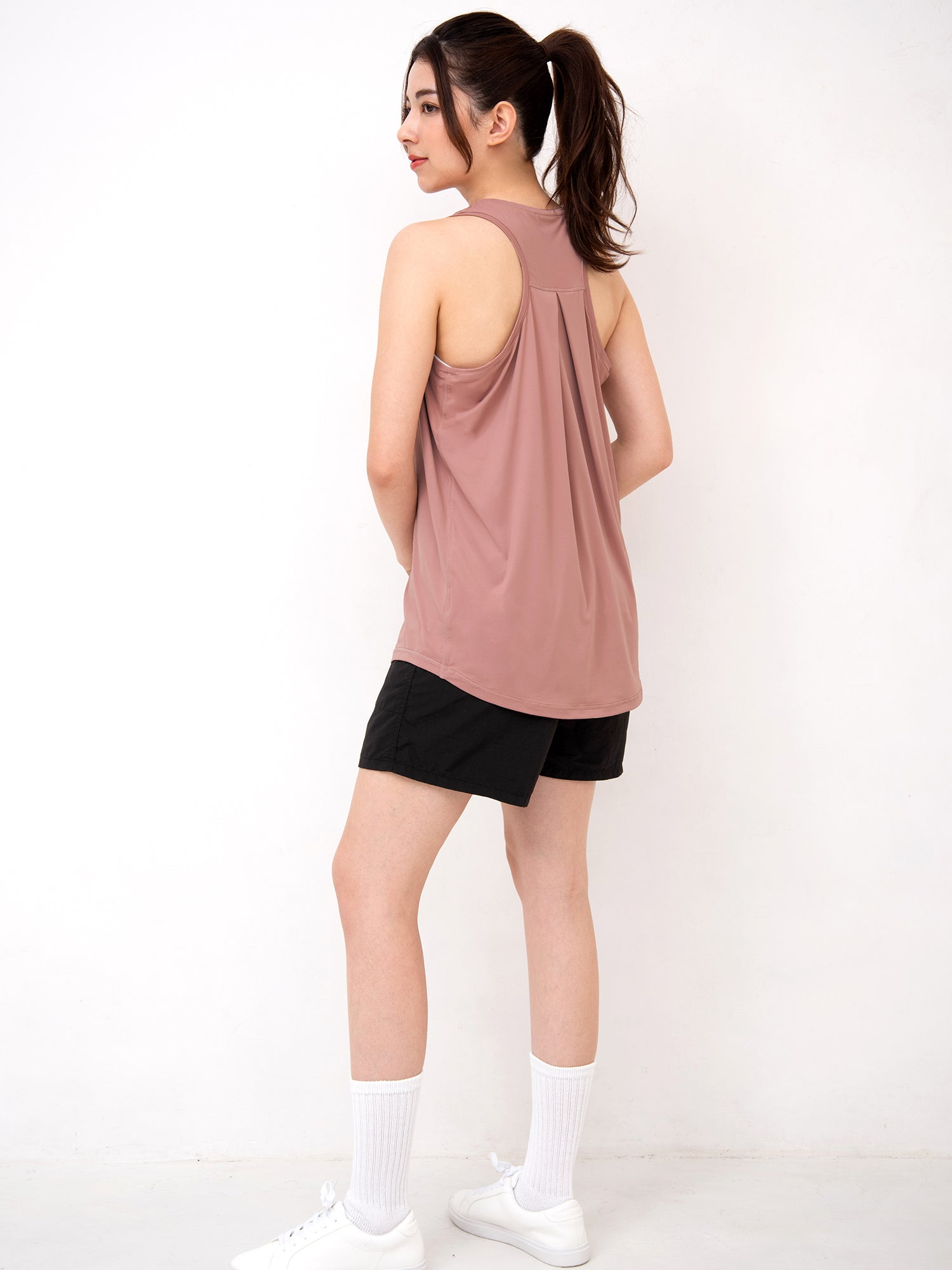 Loopa] ルーパ Yバック フレアタンクトップ Yogawear Loopa Y-back
