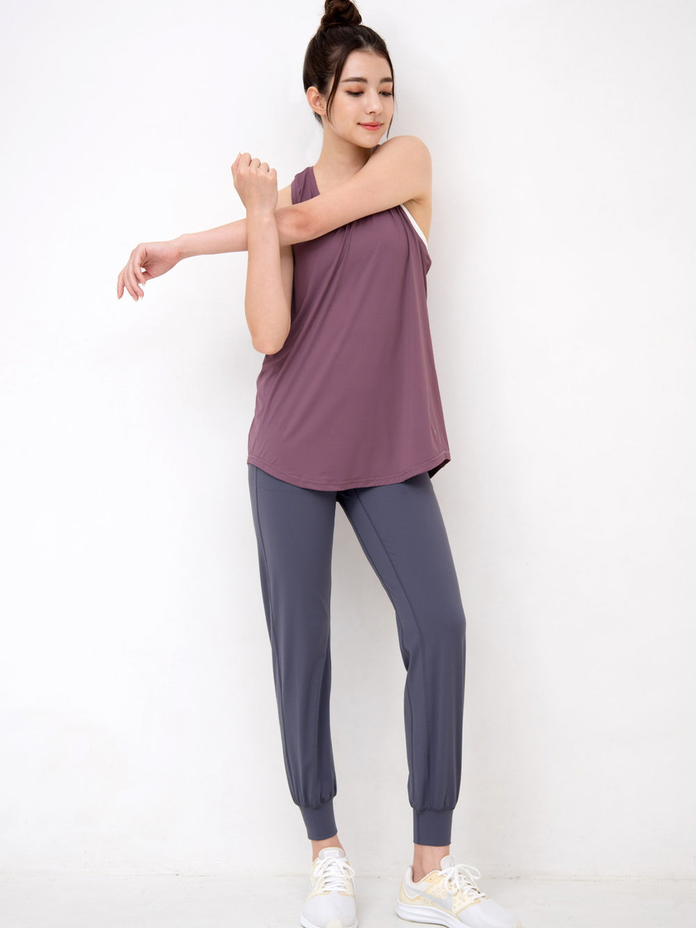 [Loopa] ルーパ Yバック フレアタンクトップ Yogawear Loopa Y-back flared tank top ヨガトップス / ヨガウェア 20_1