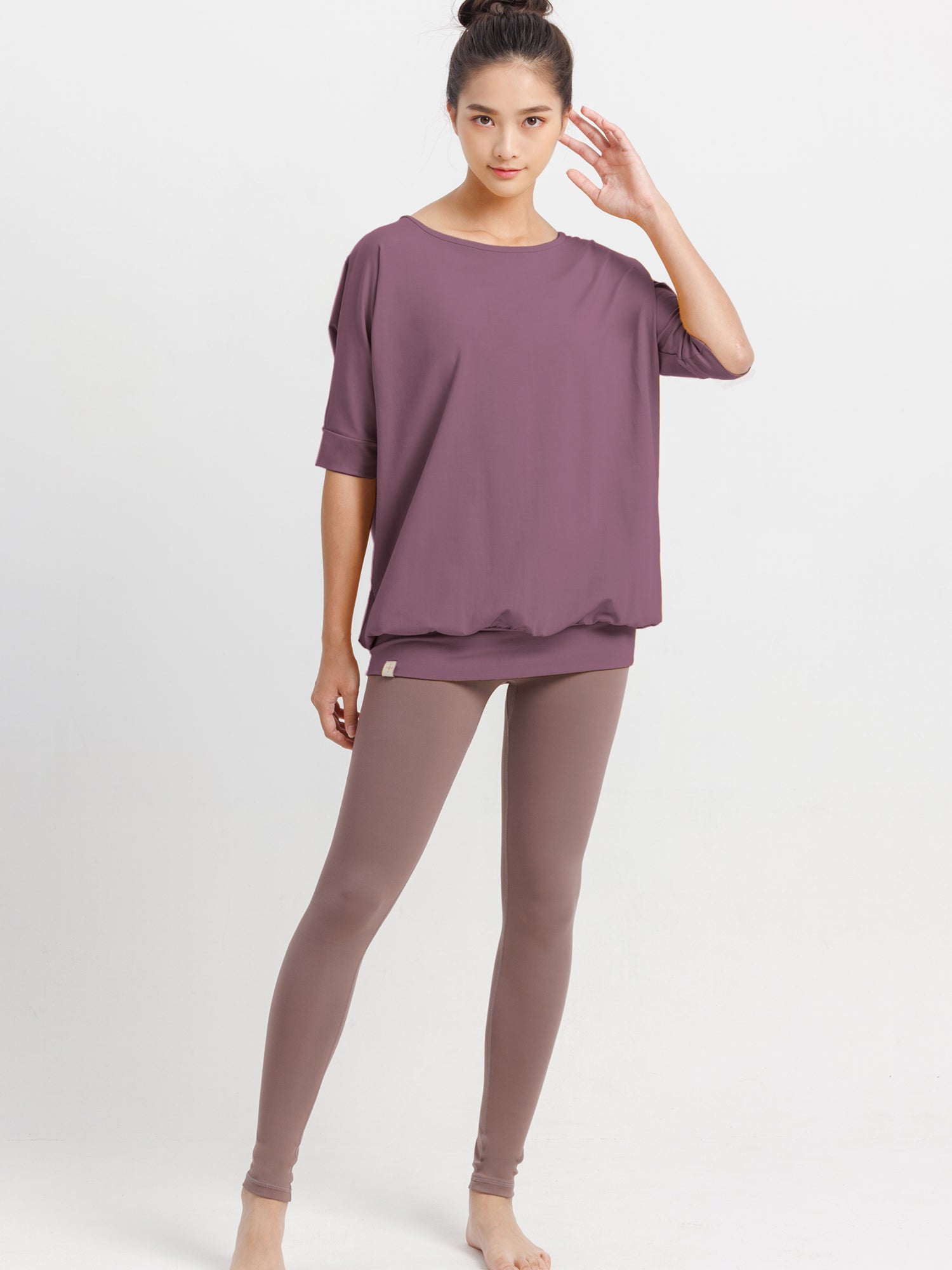 [Loopa] ルーパ 2.0 ドルマン スリーブ トップ Yogawear Dolman Sleeve Top Tシャツ ヨガトップス / ヨガウェア ブラック 20_1-Puravida! プラヴィダ　ヨガ ピラティス フィットネスショップ