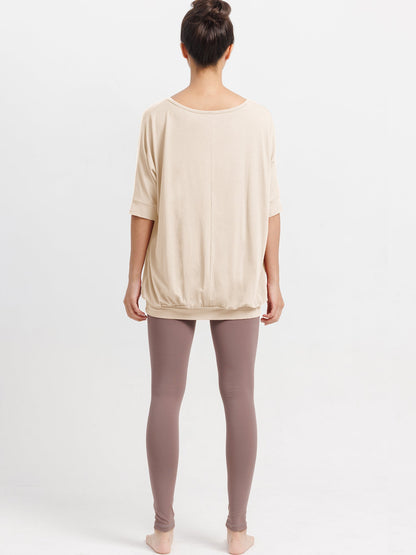 [Loopa] ルーパ 2.0 ドルマン スリーブ トップ Yogawear Dolman Sleeve Top Tシャツ ヨガトップス / ヨガウェア ブラック 20_1-Puravida! プラヴィダ　ヨガ ピラティス フィットネスショップ