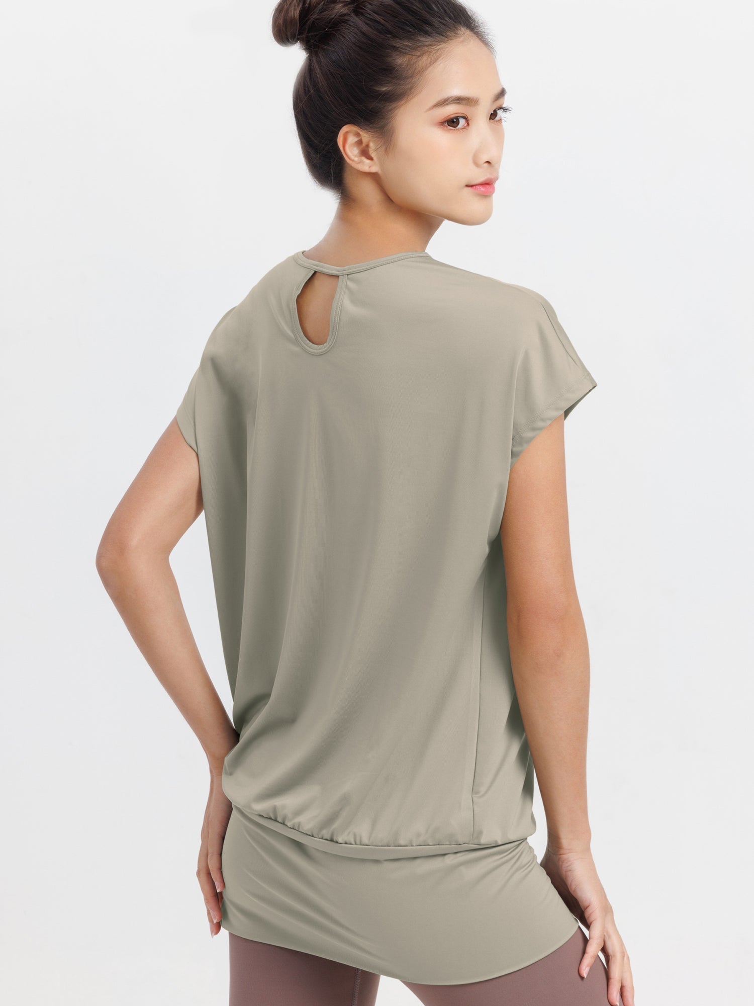 [Loopa] ルーパ ヨガチュニック yoga tunic Tシャツ ヨガトップス / ヨガウェア [SOFF]-Puravida! プラヴィダ　ヨガ ピラティス フィットネスショップ