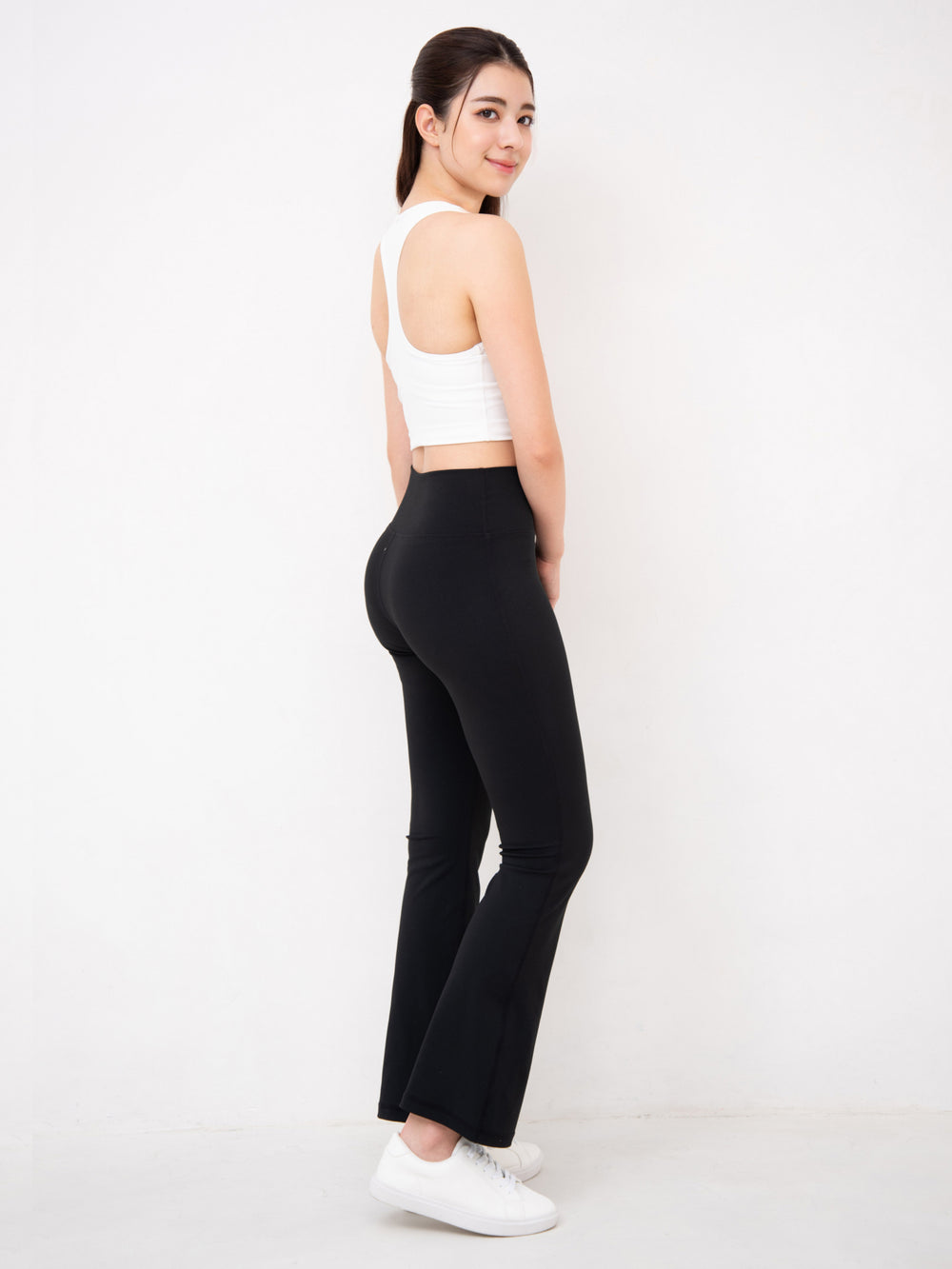 [Sold Out No Restock][Loopa] Cotton Lycra Capri Yoga Pants / Yoga Bottoms Yoga Wear [A] 10_1