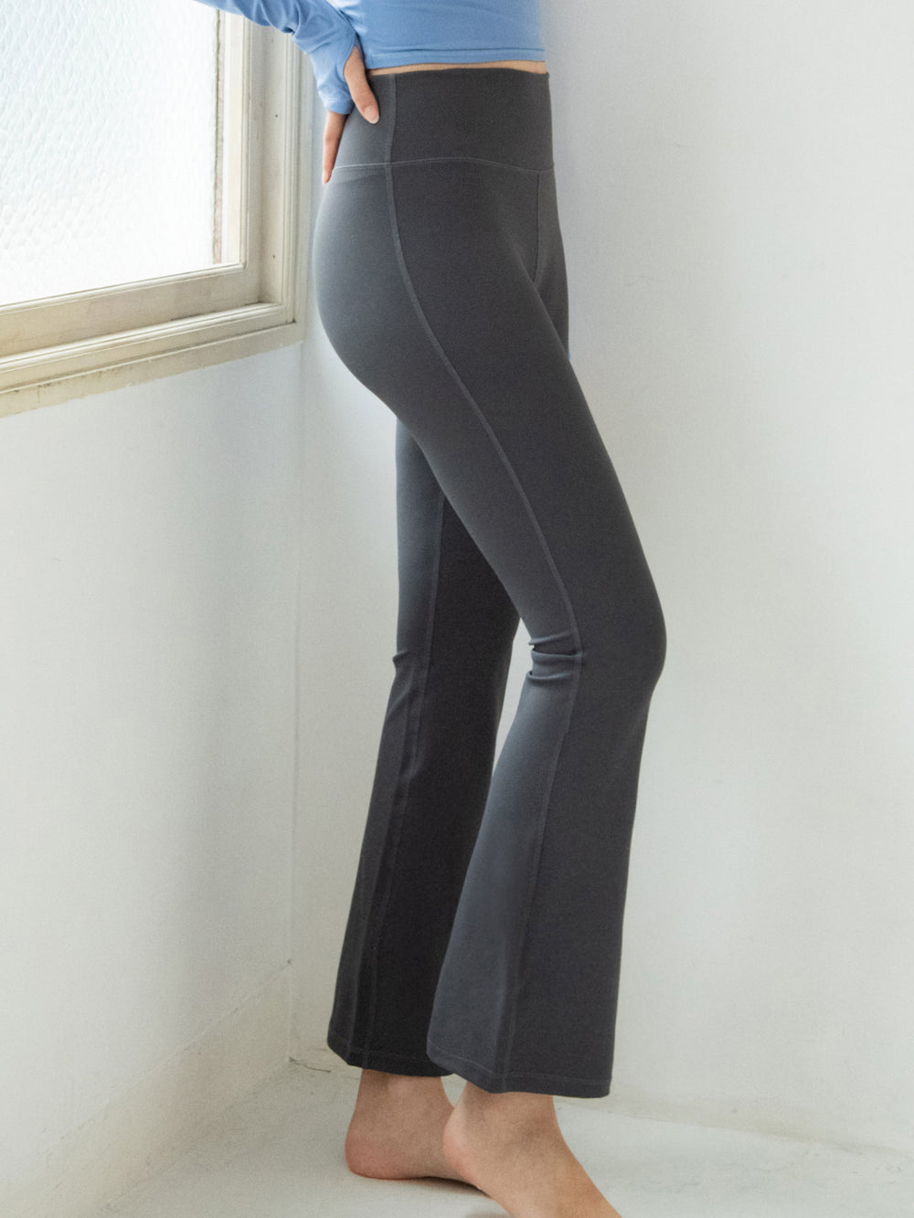 [Sold Out No Restock][Loopa] Cotton Lycra Capri Yoga Pants / Yoga Bottoms Yoga Wear [A] 10_1