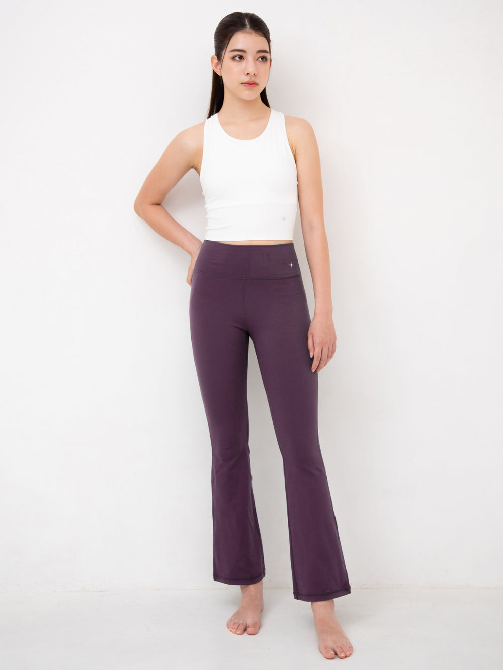 [Sold Out No Restock][Loopa] Cotton Lycra Capri Yoga Pants / Yoga Bottoms Yoga Wear [A] 10_1