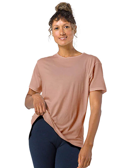 [Manduka] ヴィンヤサ Tee／マンドゥカ レディース ヨガウェア トップス 半袖 Tシャツ W Vinyasa Tee-Puravida! プラヴィダ　ヨガ ピラティス フィットネスショップ