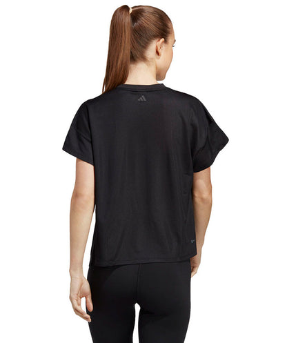 [adidas] W HIIT QUICKBURN Tシャツ アディダス レディース トレーニングウェア Tee 半袖 ワークアウト / 23FW BWD61 [SOFF]-Puravida! プラヴィダ　ヨガ ピラティス フィットネスショップ