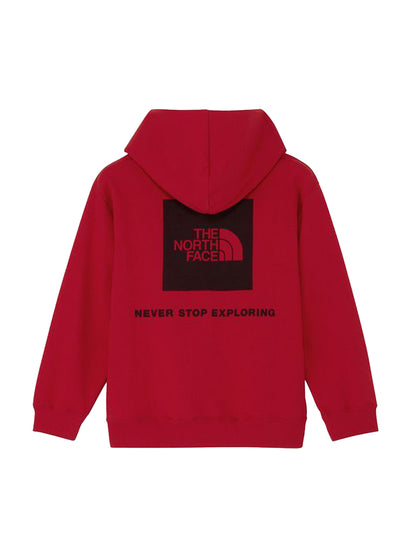 [THE NORTH FACE] スウェットバックスクエアロゴフーディ キッズ ザ・ノース・フェイス キッズ スポーツウェア パーカー 長袖 アウトドア 日本正規品 26FW NTJ62633