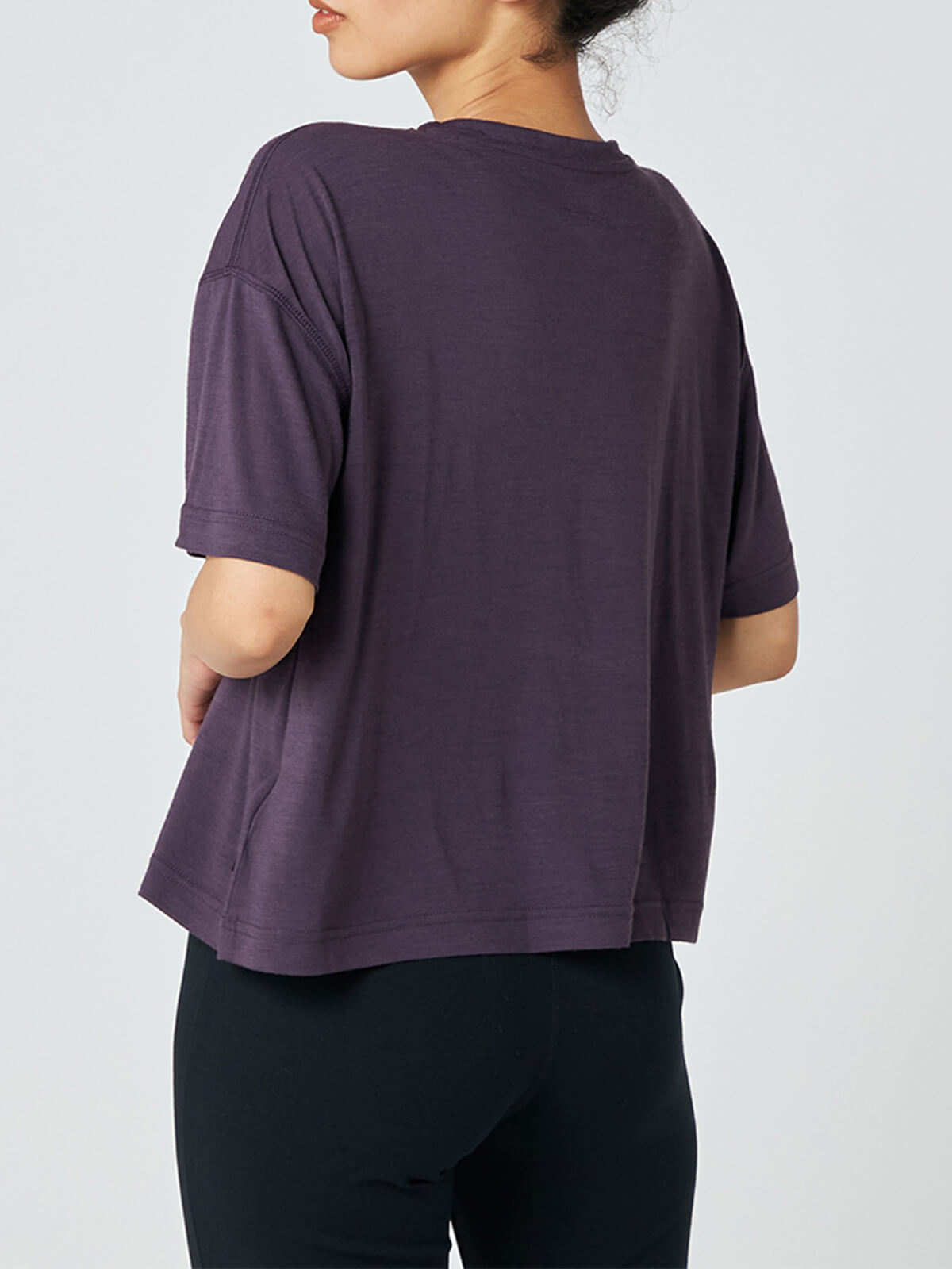 sn] super.natural] W ボクシー TEE スーパーナチュラル レディース