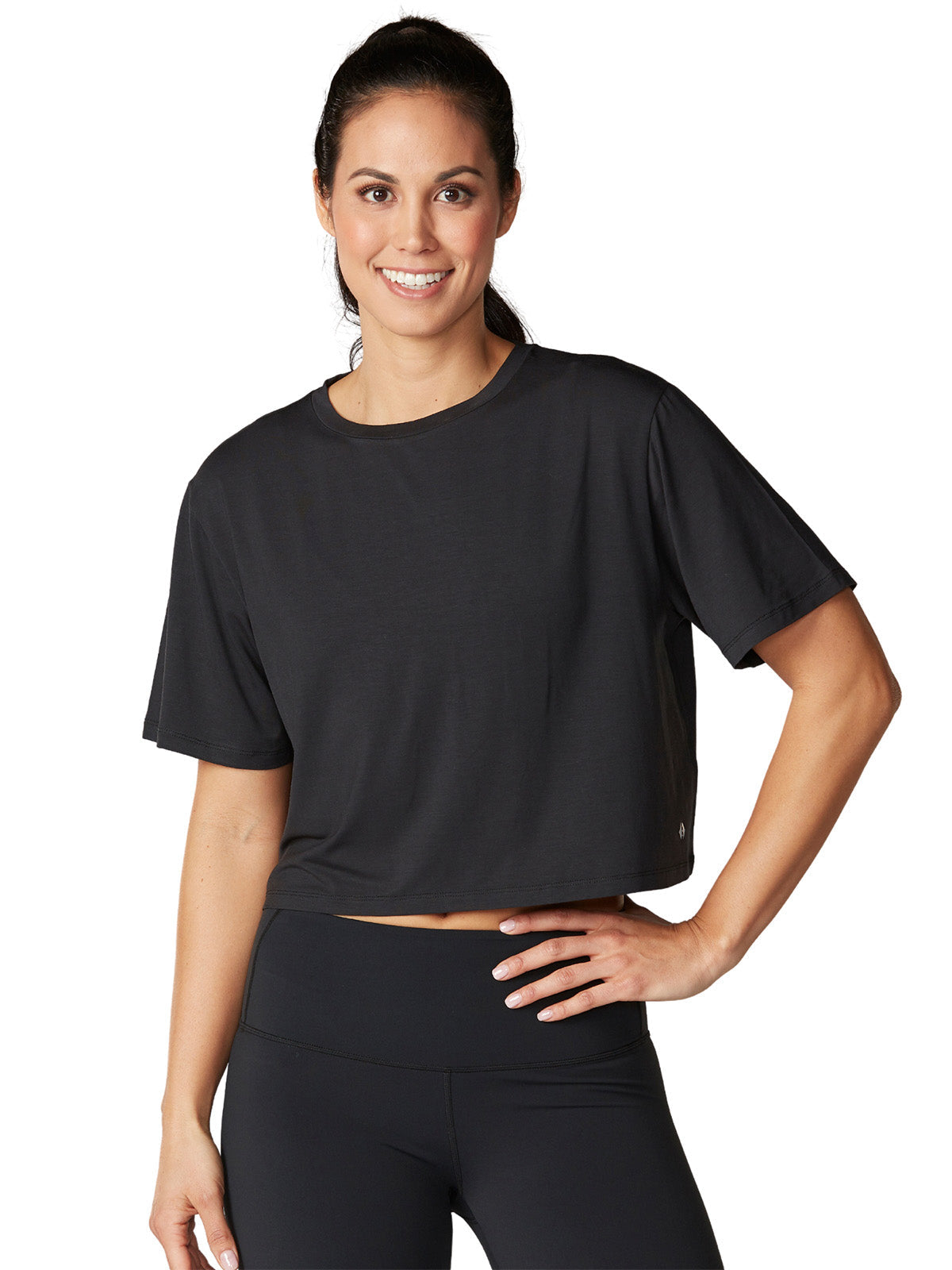 TAVI] クロップ Tシャツ CROP TEE／ ヨガウェア トップス ピラティス