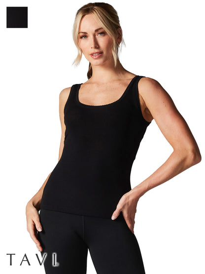 [TAVI] 每日背心/Tabi 女士上衣瑜伽普拉提无袖 TOESOX 24FW