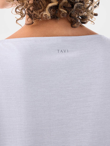 [TAVI] 拉绒针织长袖上衣 / TAVI 女式长袖短款上衣 25SS_D1