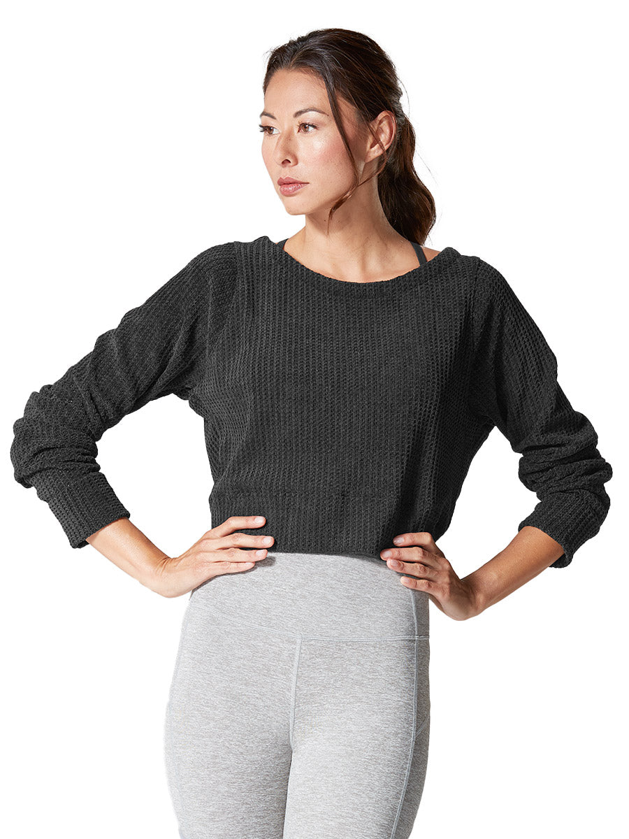 60%OFF[SALE][TAVI by TOESOX] ウォームアップセーター ／ Warm Up Sweater ヨガ トップス ピラティス 長袖 防寒[DRT] SOFF