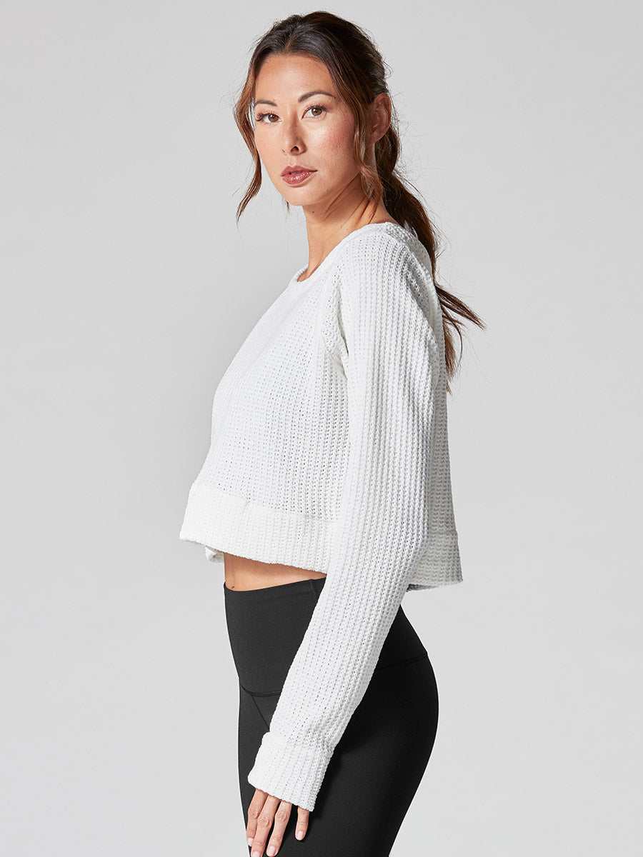 60%OFF[SALE][TAVI by TOESOX] ウォームアップセーター ／ Warm Up Sweater ヨガ トップス ピラティス 長袖 防寒[DRT] SOFF