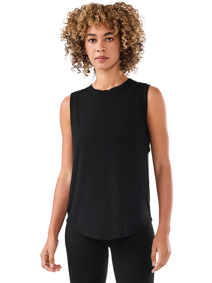 [TAVI] ハイネック マッスルタンク タビ レディース  トップス タンクトップ  通気性 吸湿 速乾 26SS TOESOX