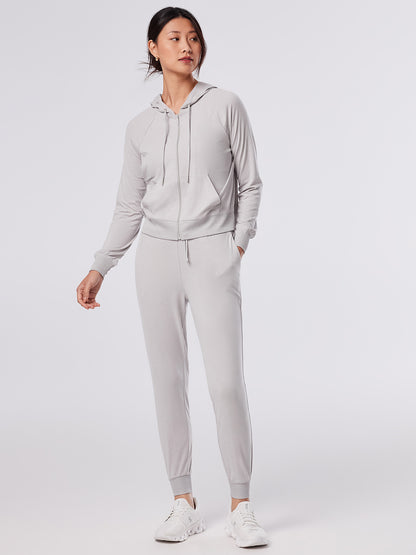 [TAVI] ソフトTec ジップフーディー SoftTec Zip Hoodie ／ タビ レディース  トップス フーディ パーカー ヨガ ピラティス TOESOX 26SS