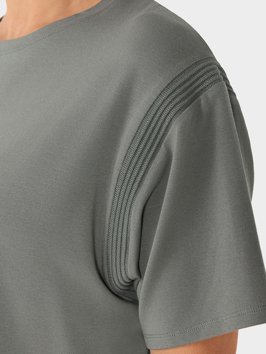 [TAVI] モーション Tee タビ レディース  トップス 半袖 ショート丈 クルーネック TOESOX