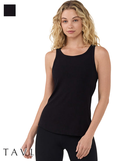 [TAVI] リラックス リブ タンク Relaxed Rib Tank タビ レディース  トップス タンクトップ  通気性 吸湿 速乾  26SS