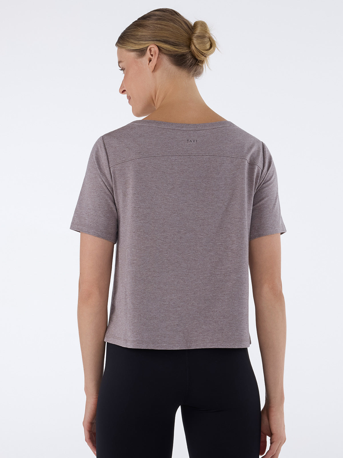 [TAVI] Crop T-shirt CROP TEE / Yoga tops Pilates cropped length breathable TOESOX