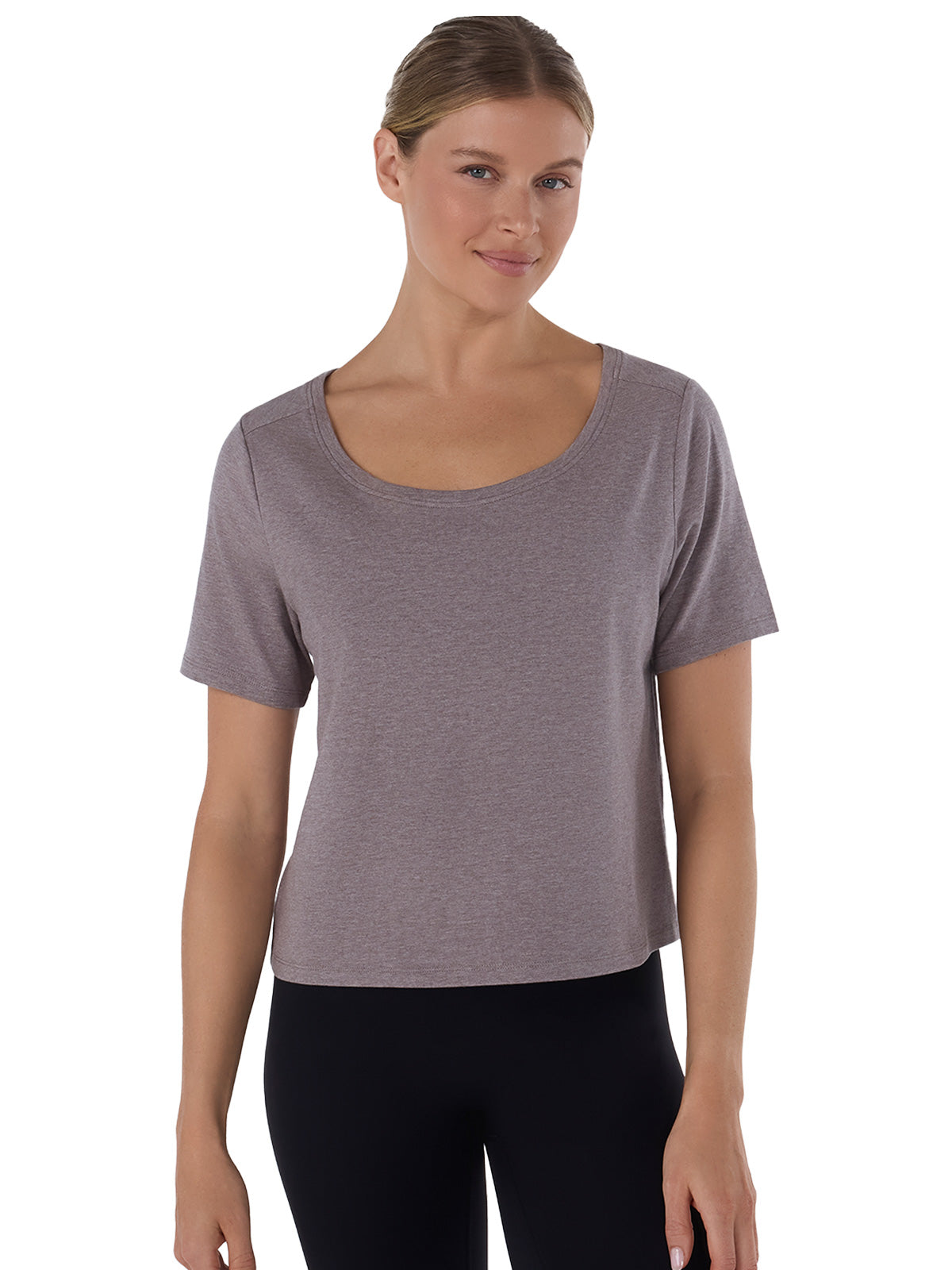 [TAVI] Crop T-shirt CROP TEE / Yoga tops Pilates cropped length breathable TOESOX