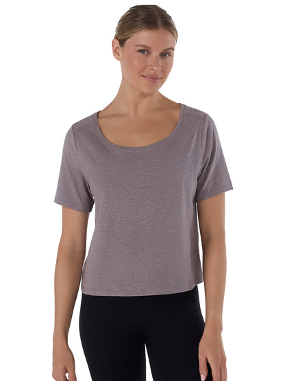 [TAVI] Crop T-shirt CROP TEE / Yoga tops Pilates cropped length breathable TOESOX