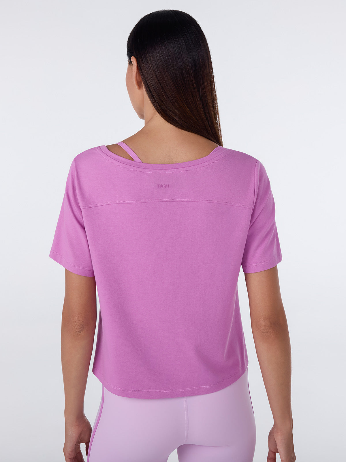 [TAVI] Crop T-shirt CROP TEE / Yoga tops Pilates cropped length breathable TOESOX