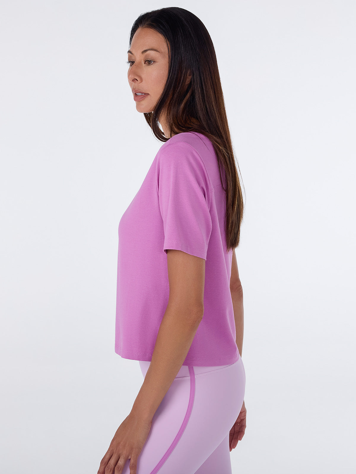[TAVI] Crop T-shirt CROP TEE / Yoga tops Pilates cropped length breathable TOESOX