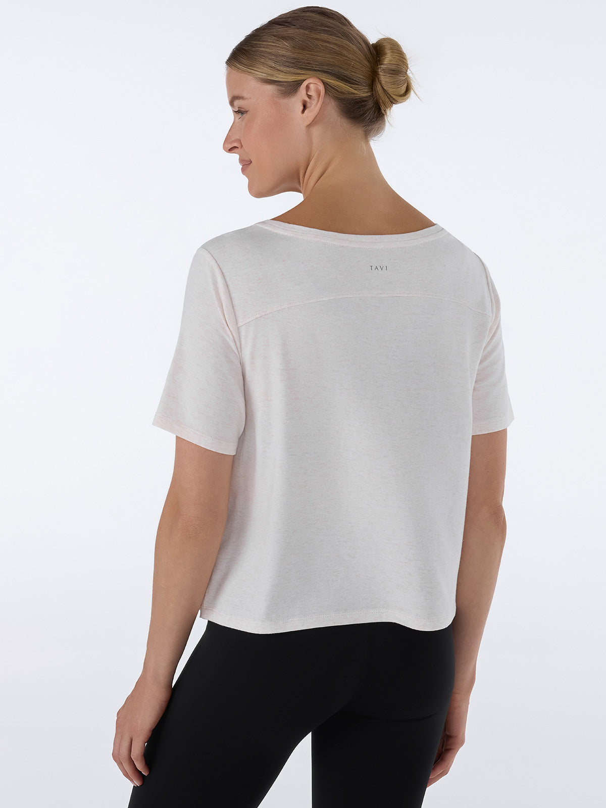 [TAVI] Crop T-shirt CROP TEE / Yoga tops Pilates cropped length breathable TOESOX